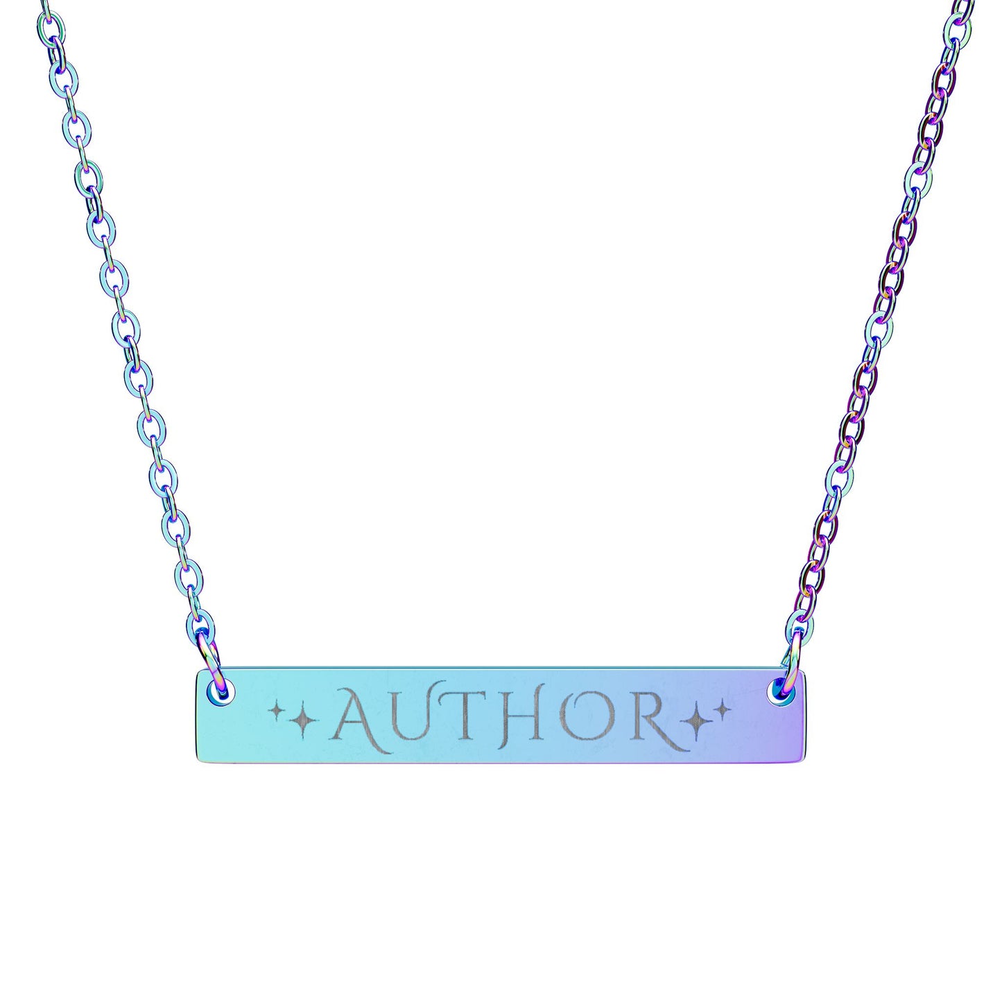 Author Engraved Necklace