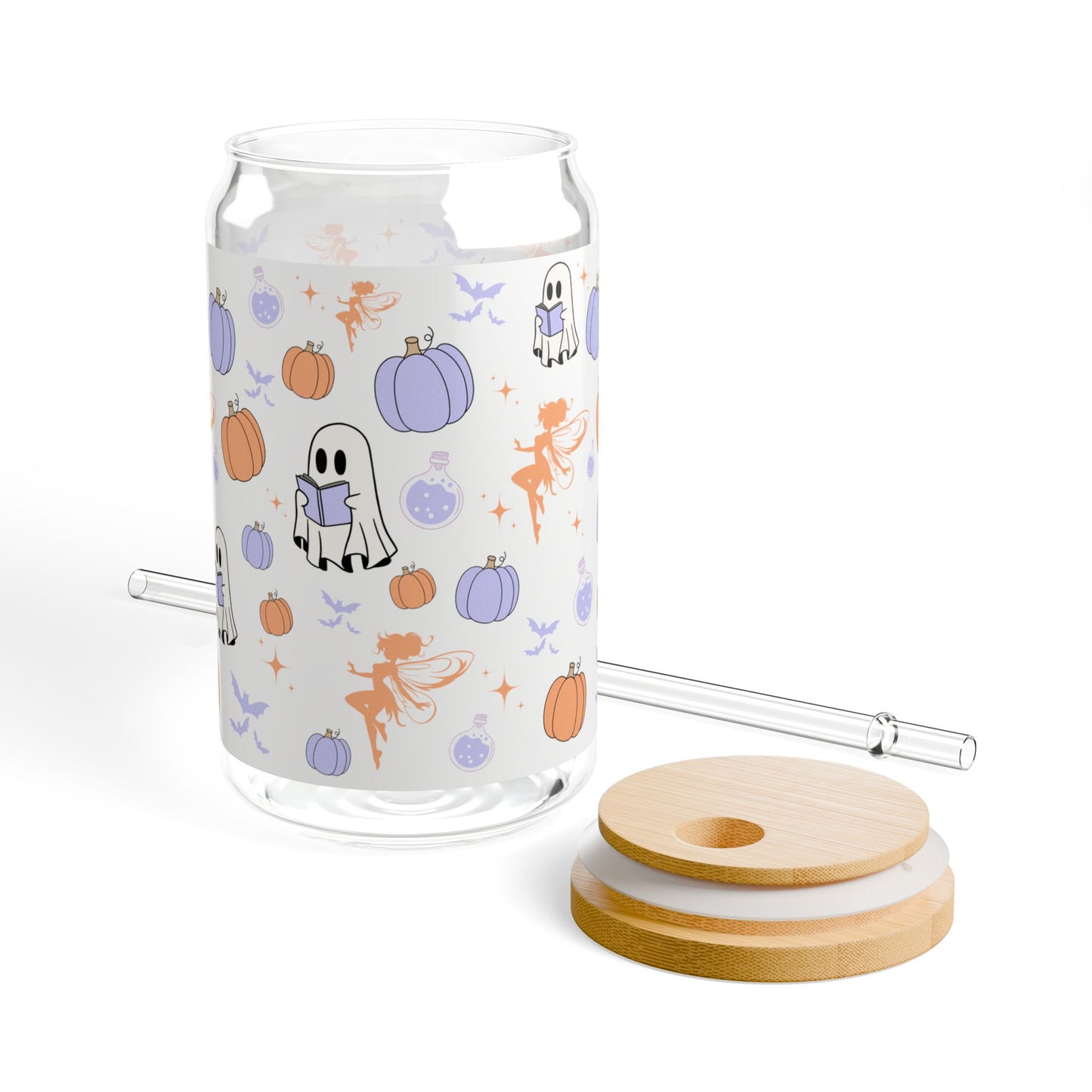 Fairies Boo Sipper Glass