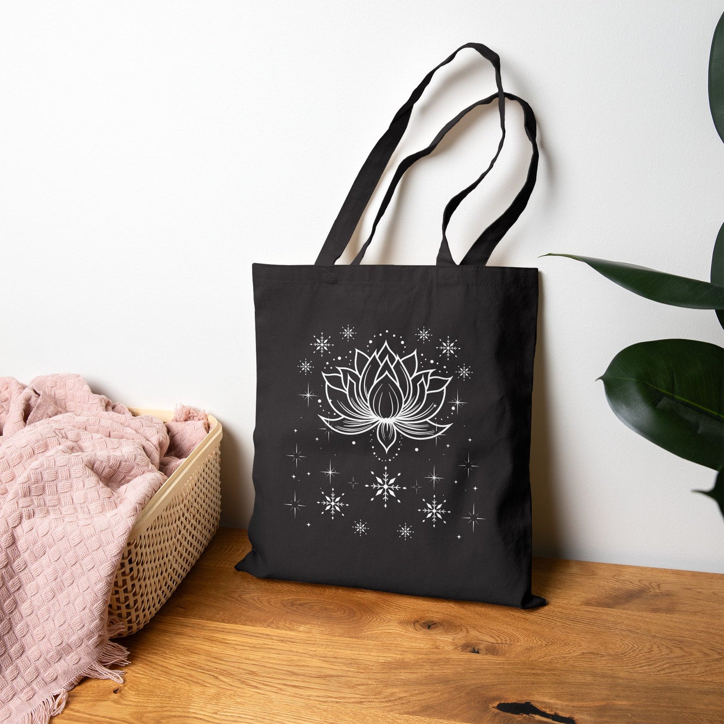 Solstice Lotus Tote Bag