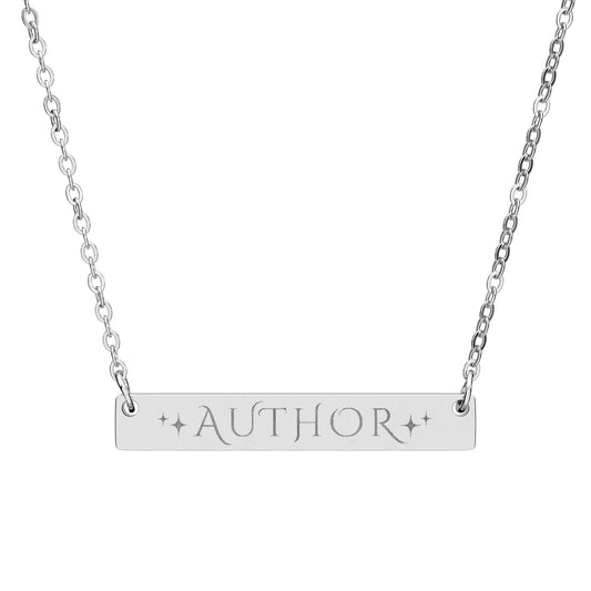 Author Engraved Necklace