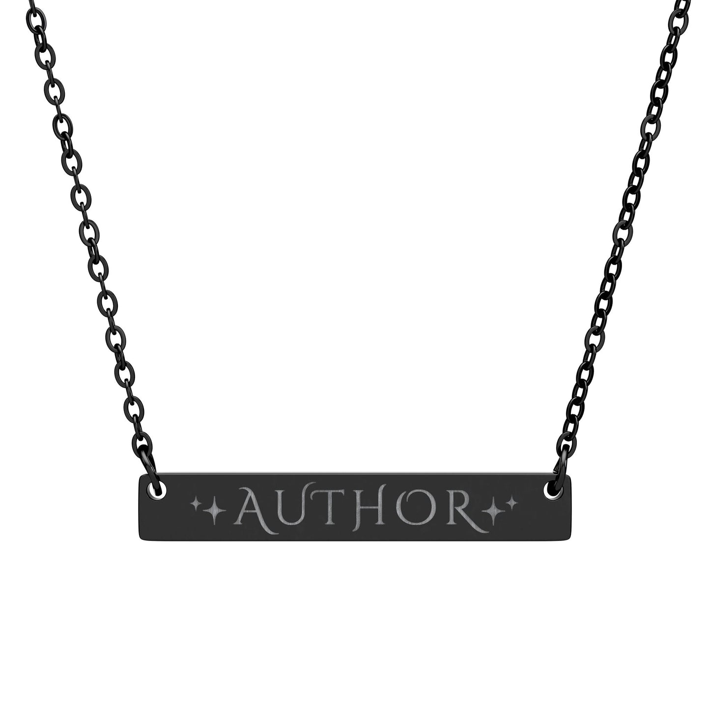Author Engraved Necklace