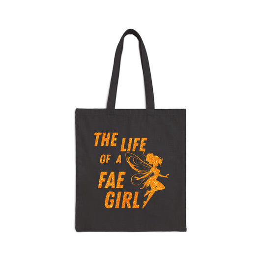 Fae Girl Tote Bag (Orange)