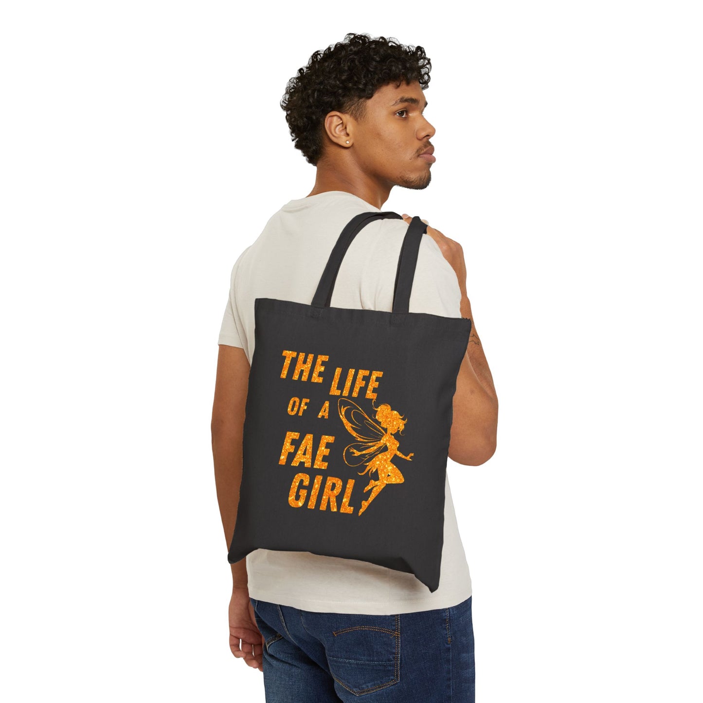 Fae Girl Tote Bag (Orange)